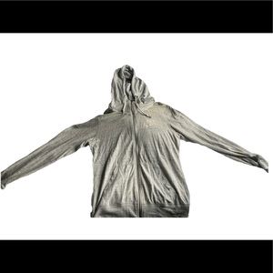 Grey Nike zip up hoodie